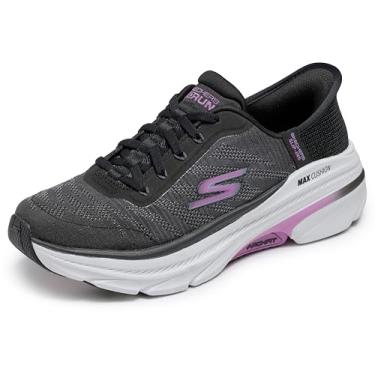 Imagem de Skechers Tênis feminino Max Cushion Arch Fit 2.0 Adelphi Hands Free Slip-ins, Preto/Lavanda, 40