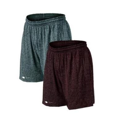 Imagem de Kit 2 Short Bermuda Plus Size Dry Academia Treino-Masculino