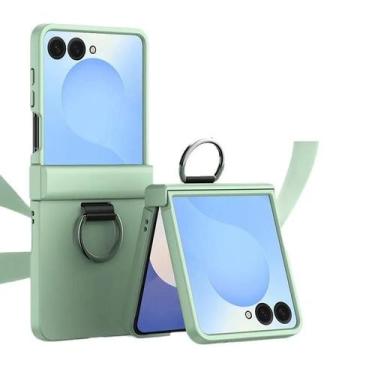 Imagem de Capa Dura Para Samsung Galaxy Z Flip 7 FE 6 5 4 3 Com Anel E Hinge Pro