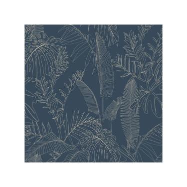 Imagem de Papel de Parede Icon Folhagem Branco A69303