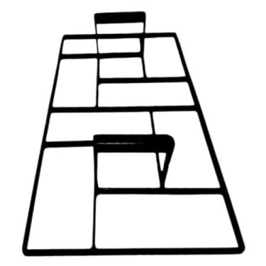 Imagem de Materiais de Construção, Ferramenta Forma Modelo Tijolinho para Desenhar No Piso Concreto Calçada Passeio Jardim, 60×30×1.5cm