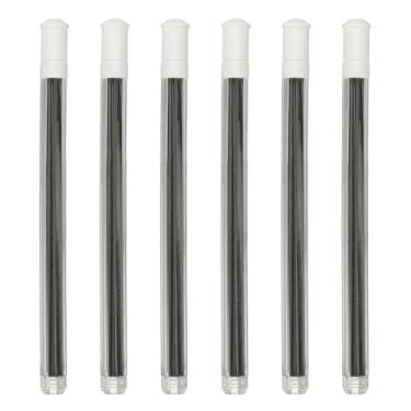 Imagem de PATIKIL 120 peças de grafite mecânico HB, refil de grafite preto de 0,7 mm, refil de lápis resistente à quebra para materiais de escrita, branco