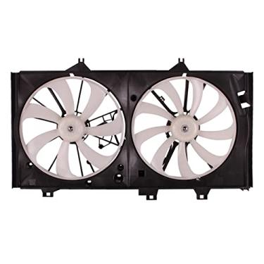 Imagem de Conjunto de ventilador de refrigeração de motor de substituição OE para Toyota Camry 2012-2017, Toyota Avalon/Lexus ES350 3,5L 2013-2018 | Radiador de motor de nível de corrida para 16363-0A120 |