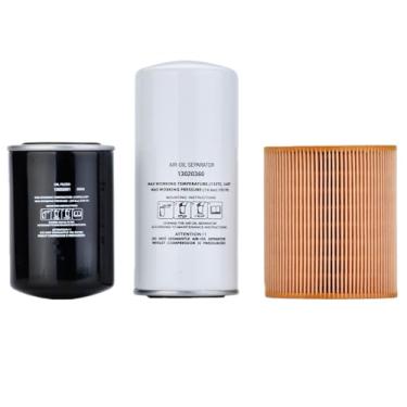 Imagem de PAGOTORTAUS Kit de filtro separador de óleo 13020360+13020201+13020102 compatível com compressor de ar 11/15kW