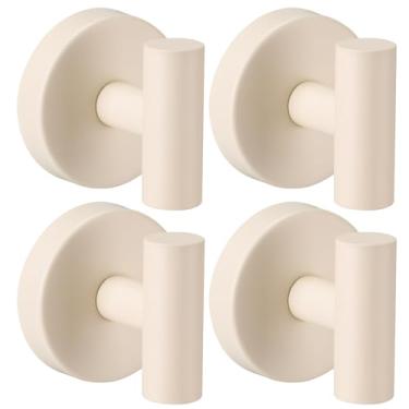 Imagem de Fenas Ganchos de ventosa para chuveiro - Ganchos reutilizáveis de banheiro para toalhas, roupões e bucha - Montagem sem broca na cozinha, paredes, metal, vidro, espelhos, azulejo e superfícies lisas