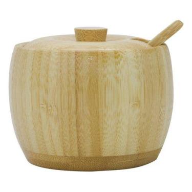 Imagem de Açucareiro Em Bambu Com Colher E Tampa 200ml - Mimo