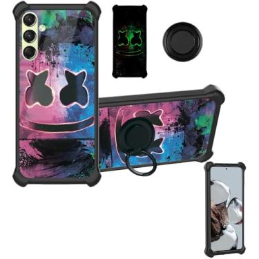 Imagem de Aroepurt Capa para Samsung Galaxy A16 5g compatível com Bark Phone A16 / Troomi Kids Phone Galaxy A16 (modelo 2025) [proteção espessa de silicone macio][efeito luminoso] YGH-BQ