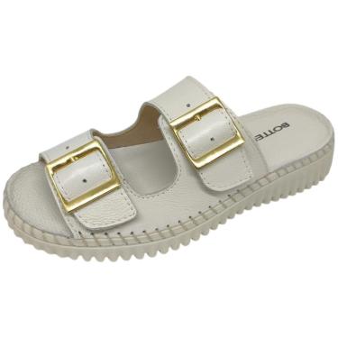 Imagem de Chinelo Feminino Couro leveza Conforto Casual Birk Bottero