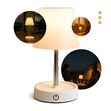 Imagem de Luminária Led Touch Abajur Mesa Luz Led Usb Portátil Moderna