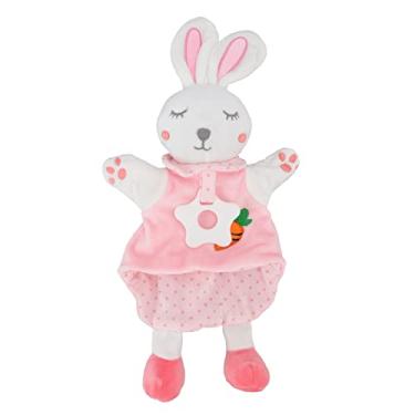 Imagem de Cuofyunl cobertor de segurança para bebês, coelho fofo, dentição, bonecos de pelúcia, cobertor macio, brinquedos táteis