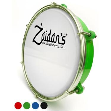 Imagem de Tamborim Zaidans Pele Leitosa 6 Pol Escola Bloco Samba Percussão Infan