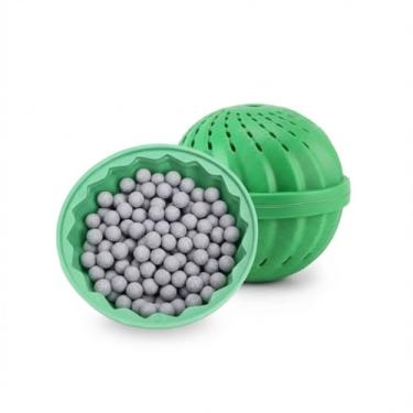 Imagem de Bola Ecológica para Máquina de Lavar Reduz até 80% o Uso de Sabão, Remove Fiapos e Pelos de Pet, Suaviza Roupas, Reutilizável +1000 Lavagens