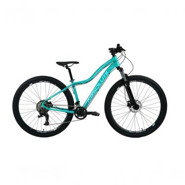 Imagem de Bicicleta Aro 29 Absolute Hera Alumínio 2x9 Freios Hidráulicos K7 Garfo Com Trava 18v Mtb Verde Tam: 15