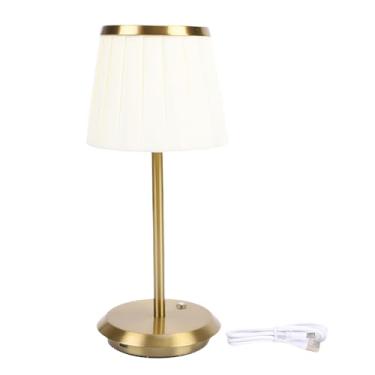 Imagem de Fafeicy Candeeiro de Mesa Moderno, Luz Noturna Minimalista Com Capa de Tecido Elegante e Iluminação Quente, para Quarto, Sala de Estar e Estudo