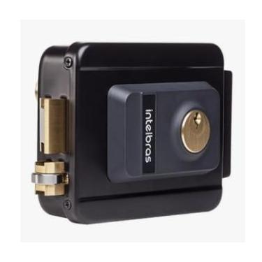 Imagem de Fechadura Elétrica Tambor Subs. Fx 2000 Un Preta Intelbras