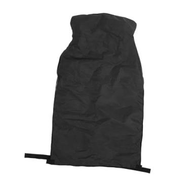 Imagem de Cobertor para cadeira de rodas CUOFYUNL engrossado à prova d'água macio lavável manter aquecido cobertor meio embrulhado para hospital doméstico (Preta)