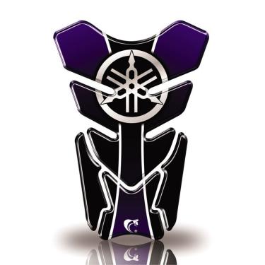 Imagem de Protetor De Tanque Adesivo Moto Factor Fazer Yamaha Diapasão Azul Cor Azul