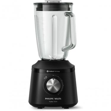 Imagem de Liquidificador Philips Walita Série 3000 Turbo Preto Jarra De Vidro 110V