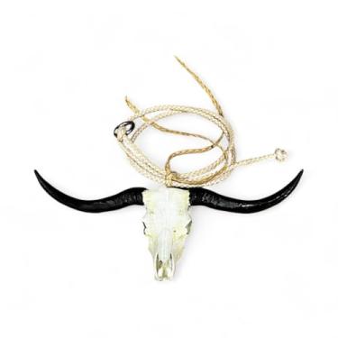 Imagem de Enfeite Laço de Retrovisor Adorno de Luxo em Couro (Cabeça de Boi Tradicional)