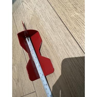 Imagem de Agitador de lata de tinta spray para serra alternativa, suporte antiderrapante para latas de aerossol de 5 a 10 cm, ferramenta de mistura resistente, vermelho