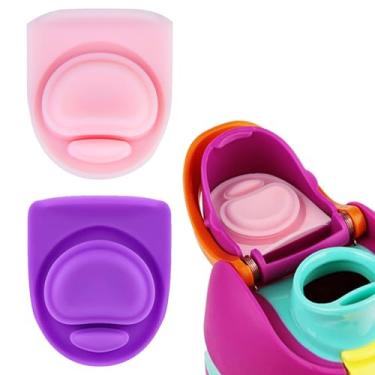 Imagem de ZONBBEE 2 peças de rolha de substituição de vedação de borracha compatível com Owala Freesip16/19/24/32/1,134 g, tampa de bico de vedação de silicone para garrafa de água, acessórios de peças de
