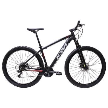 Imagem de Bicicleta Aro 29 Ksw Bike Alumínio Câmbios Shimano 21 Marchas Preto Fos -ad Verme Bco 21