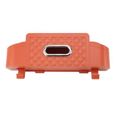 Imagem de GLOGLOW Organizador do Assento Traseiro do Carro Suporte de Copo, Caixa de Armazenamento Plástica para Fontes de Armazenamento da Família (Laranja)