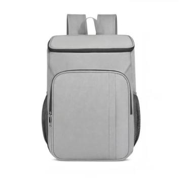 Imagem de Bolsa Termica Praia Mochila Térmica Cooler Capacidade 23L Impermeável Portátil Piquenique Quente Frio(Cinza 2011)