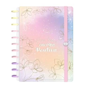Imagem de Caderno Iscool Disc Inteligente 140 Folhas Color Vibes Energia Positiva G+