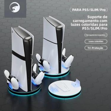 Imagem de Suporte Vertical Para Console RGB Para PS5, PS5 pro E PS5 Slim Com Doi