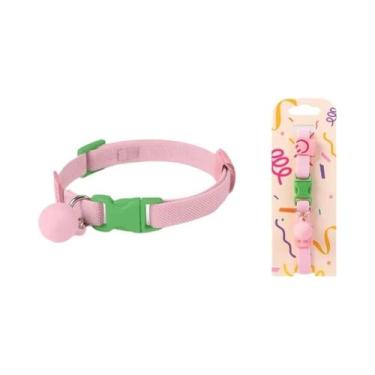 Imagem de Coleira Ajustável Para Gatos E Cães Pequenos Com 7 Cores E Alta Elasti
