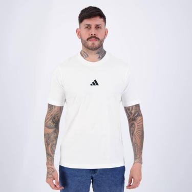 Imagem de Camiseta Adidas 3S Logo Branca-Masculino
