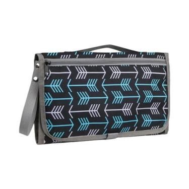 Imagem de Almofada Portátil Para Troca De Fraldas De Bebê Para Carrinho E Bolsa 