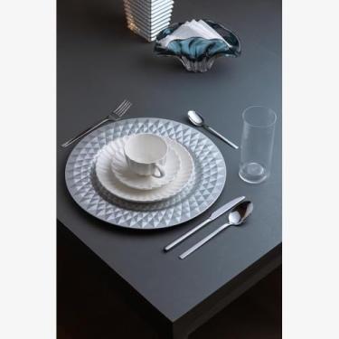 Imagem de WOLFF - Sousplat Roman 33cm Prateado Plástico