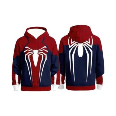 Imagem de Moletom Masculino Homem-Aranha Estampado Em 3D Para Halloween, Respirá