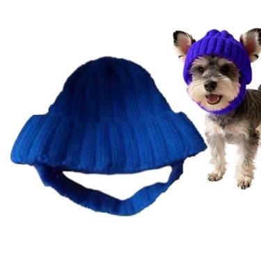 Imagem de Chapéu para animais de estimação | Elástico macio com orifícios de orelha - Gorro para animais de estimação - para Natal, Ação de Graças, fotografia, festa, reunião de família, viagem, caminhada