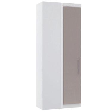 Imagem de Guarda Roupa De Canto Reto Modulado 90cm 1 Porta Alpes Luciane Móveis