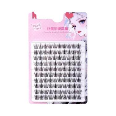 Imagem de Cílios Postiços Para Cosplay De Anime Yelix 160 Grupos, Cílios Falsos 