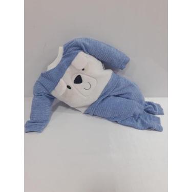 Imagem de Conjunto Bebê Masculino Longo Bordado Chuquinha Baby Rf 2908, Jeans, P