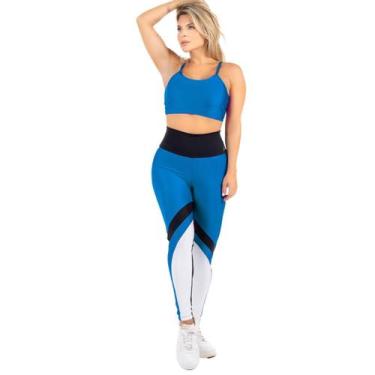 Imagem de Conjunto 2 Peças Calça Legging e Top Com Bojo Costas Nuas - HYPE MODAS