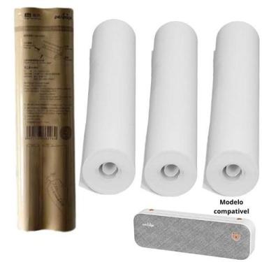 Imagem de Papel Térmico Impressora Peripage A40 A4 21x30 - 3 Rolos