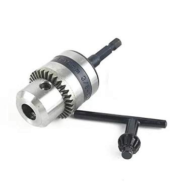 Imagem de Adaptador Conversor de Mandril Furadeira Elétrica 3 8 com Cabo Hexagonal Mudança Rápida 1 4 Transforma Chave Impacto e Grifo em Alta Resistência para Furadeiras Manuais