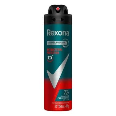 Imagem de Desodorante Rexona Aerossol Men Protection Antibacterial 150ml