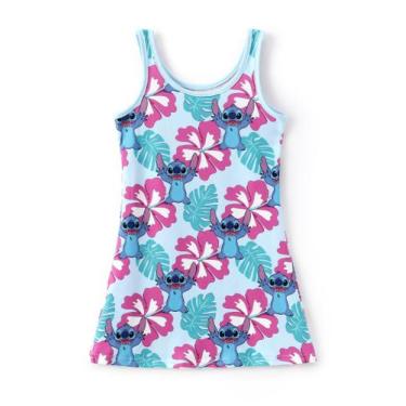 Imagem de Vestido Disney Lilo & Stitch para menina infantil havaiano 7-8Y