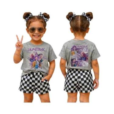 Imagem de Camiseta De Halloween Para Crianças Kpop Demon Hunters, Roupas Casuais