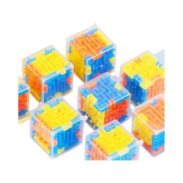 Imagem de Cubo Labirinto 3D Com Bolinhas Rolantes, Brinquedo Educacional E Antie