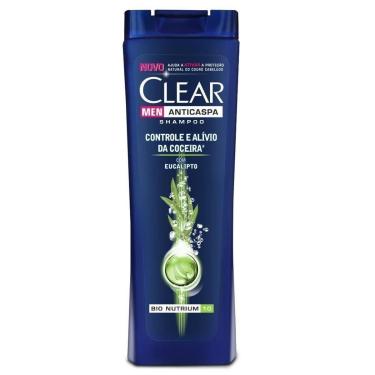 Imagem de Shampoo Anticaspa Clear Men Controle e Alívio da Coceira 400ml-Unissex