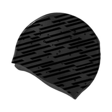 Imagem de Touca De Natação Masculina De Silicone Para Verão E Inverno, Impermeáv