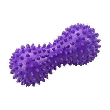 Imagem de Bola de massagem, bola de massagem para costas, pescoço, ombro, coluna, pernas, quadris, ioga fitness relaxamento muscular bola de fáscia (roxo, 1 peça)