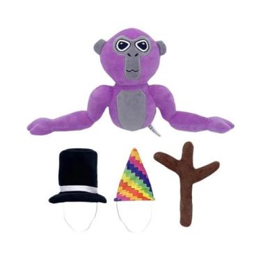 Imagem de Brinquedo De Pelúcia Gorila Fofo De 20cm, Almofada De Cartoon Anime Ka